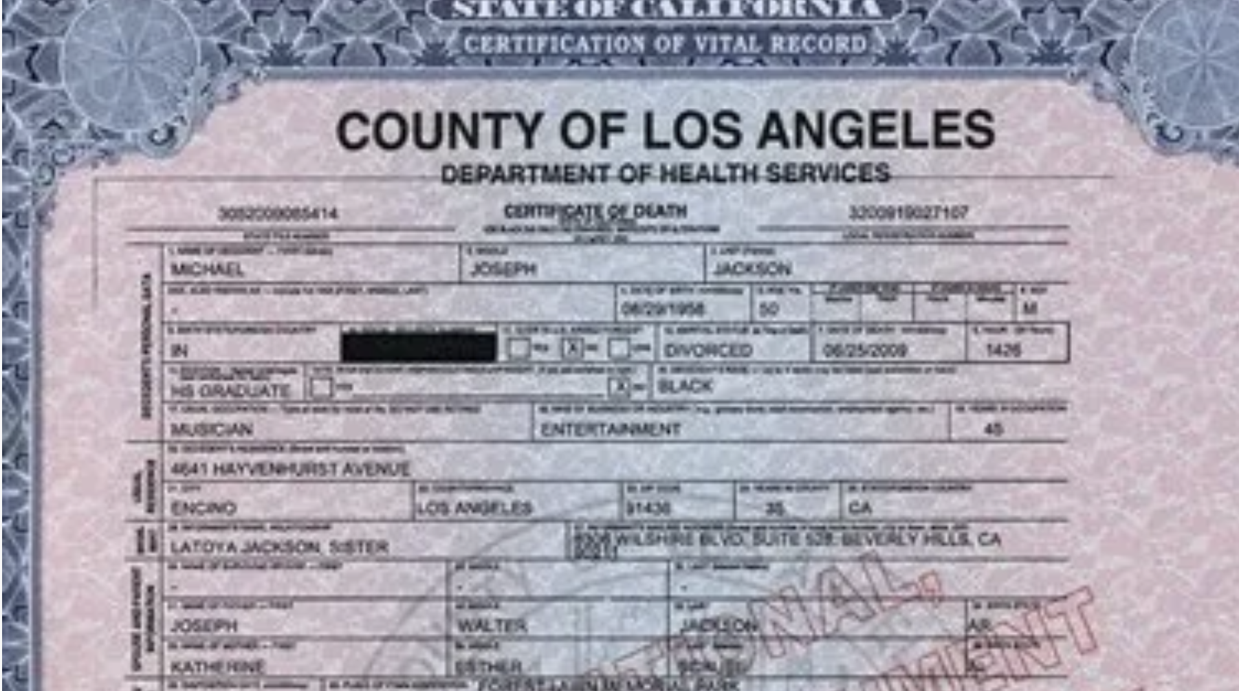 Death Certificate - La Jolla Mobile Notary apostille Death Certificate