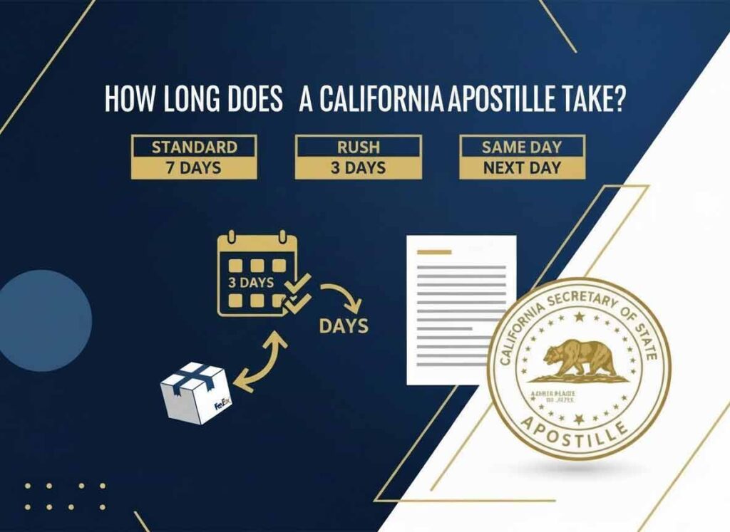 apostille turnaround time